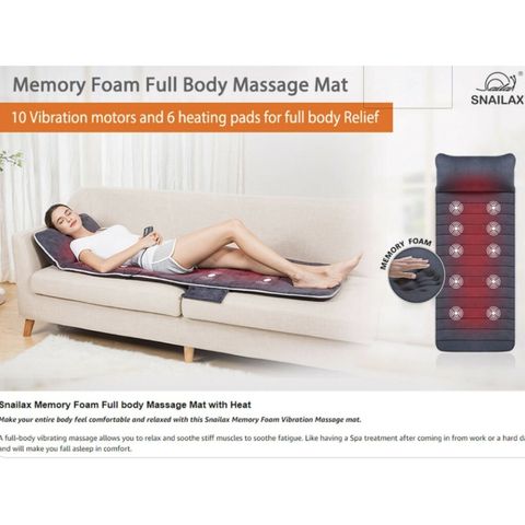 Massage Seat Cushion with Memory Foam  Buy our Snailax Vibration Massage Seat  Cushion at Snailax