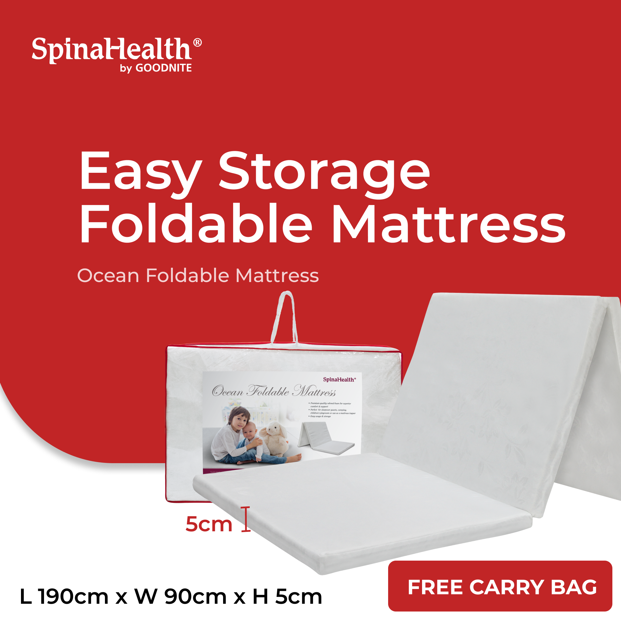 Ocean Foldable Mattress M new