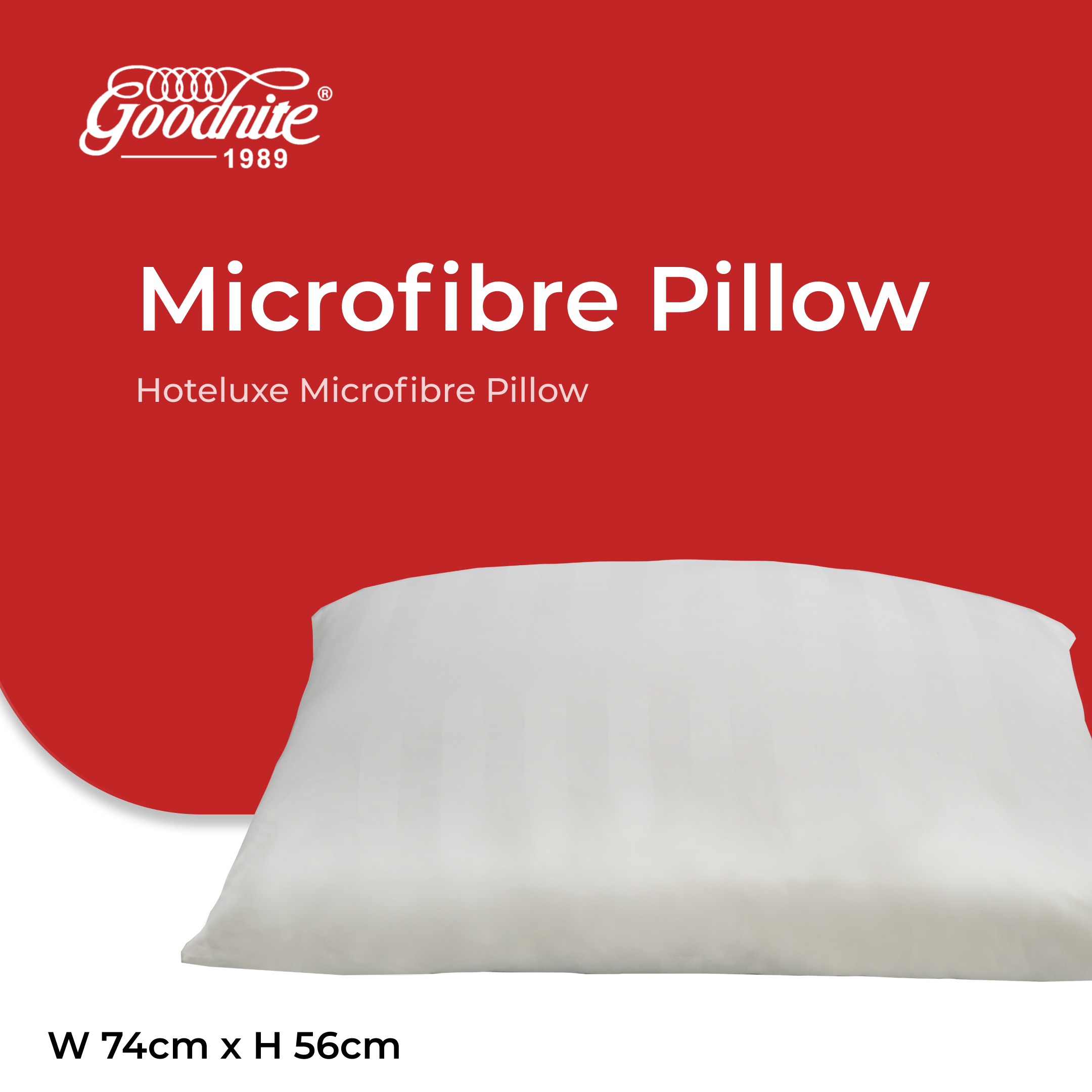 Hoteluxe Microfiber Pillow M