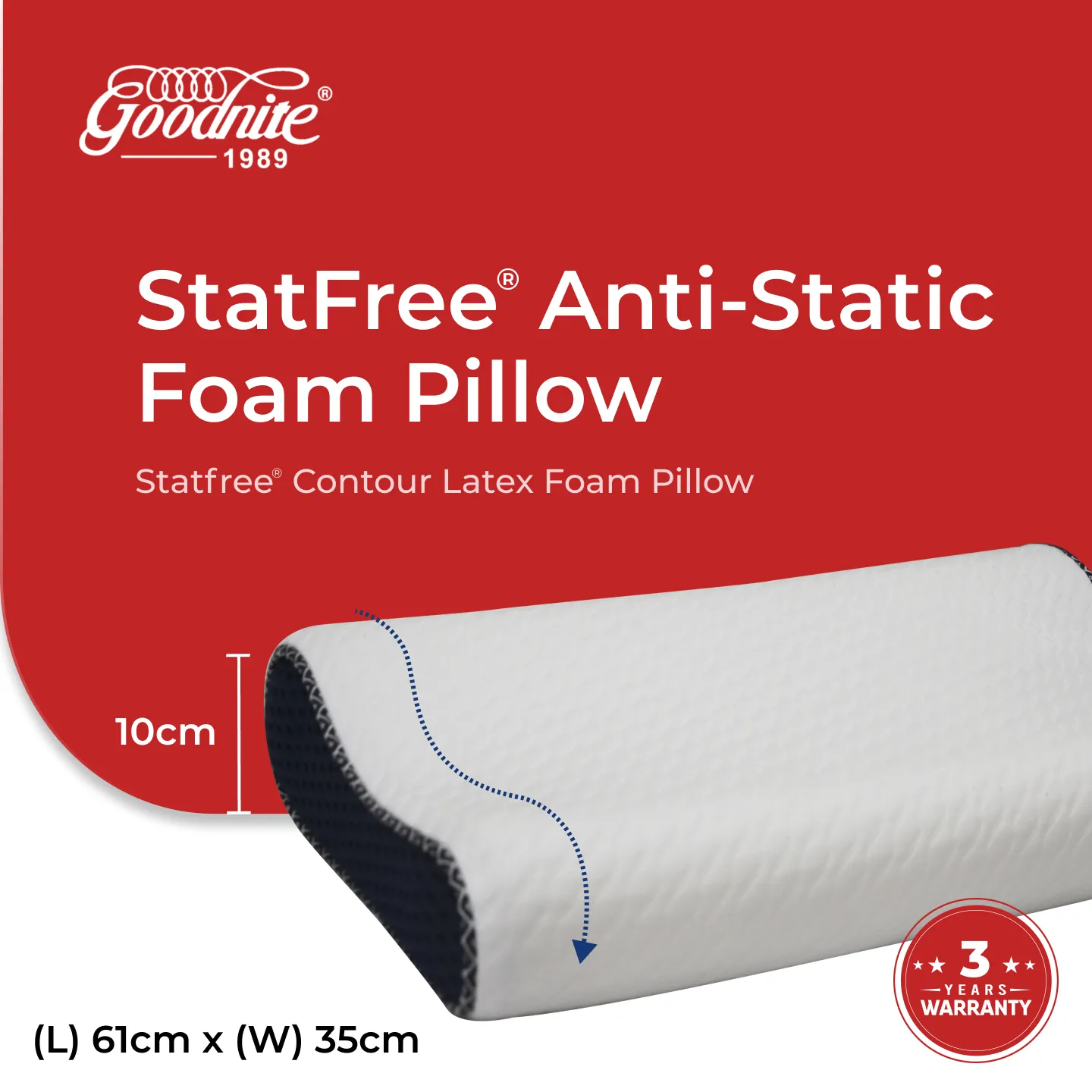 Statfree Contour Latex Foam Pillow M.jpg