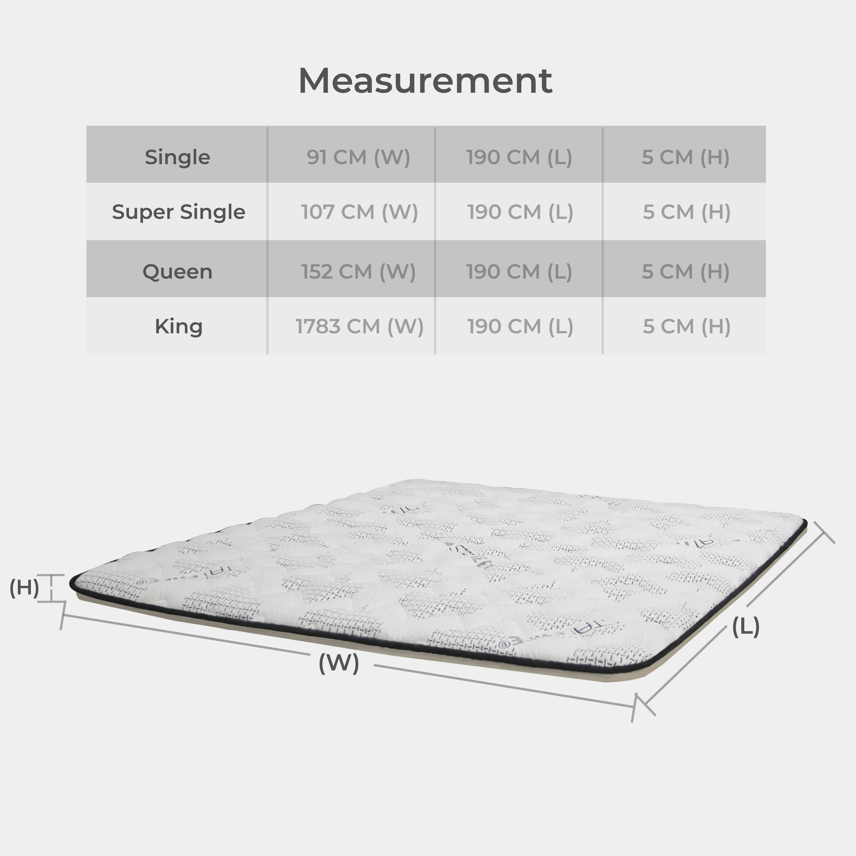 Statfree® Memory Foam Topper 6