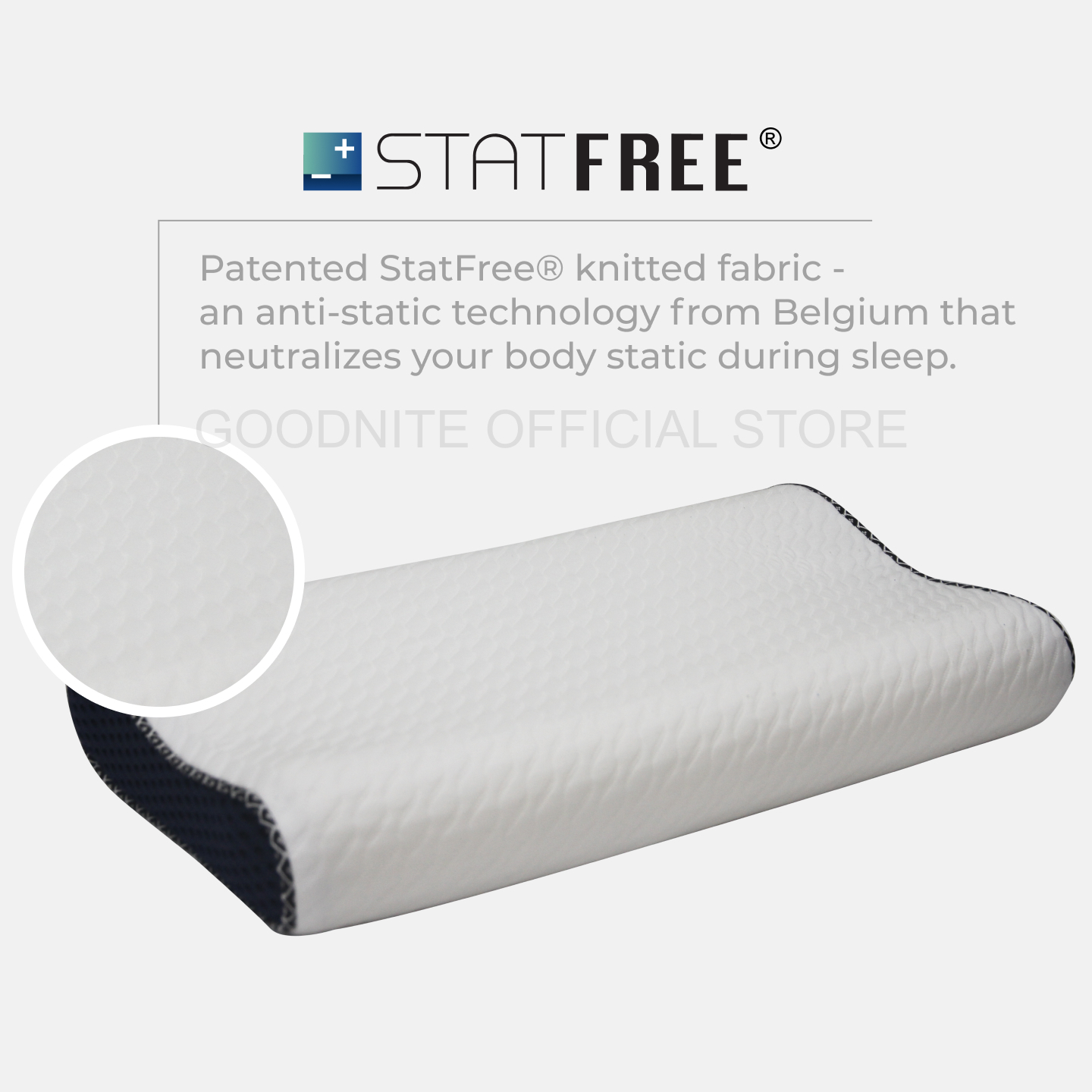 Statfree® Contour  Latex Foam Pillow 1.jpg