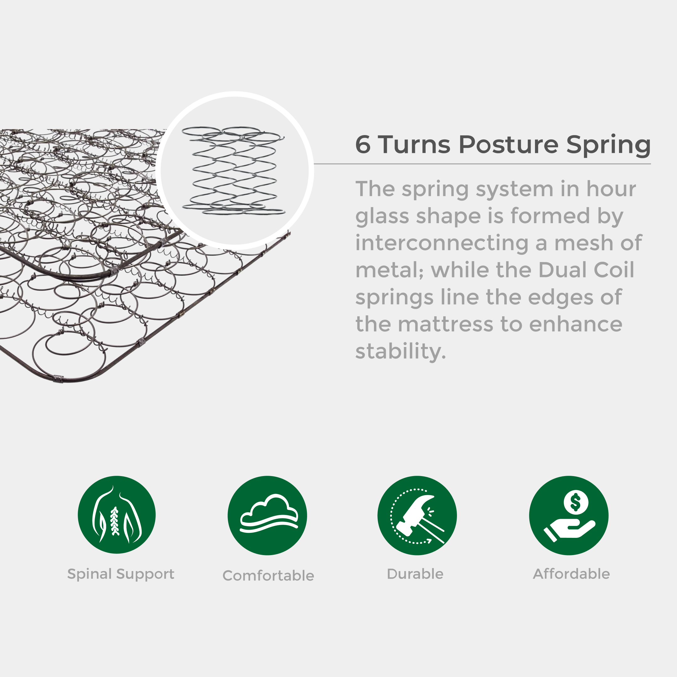 6 Turns Posture Spring