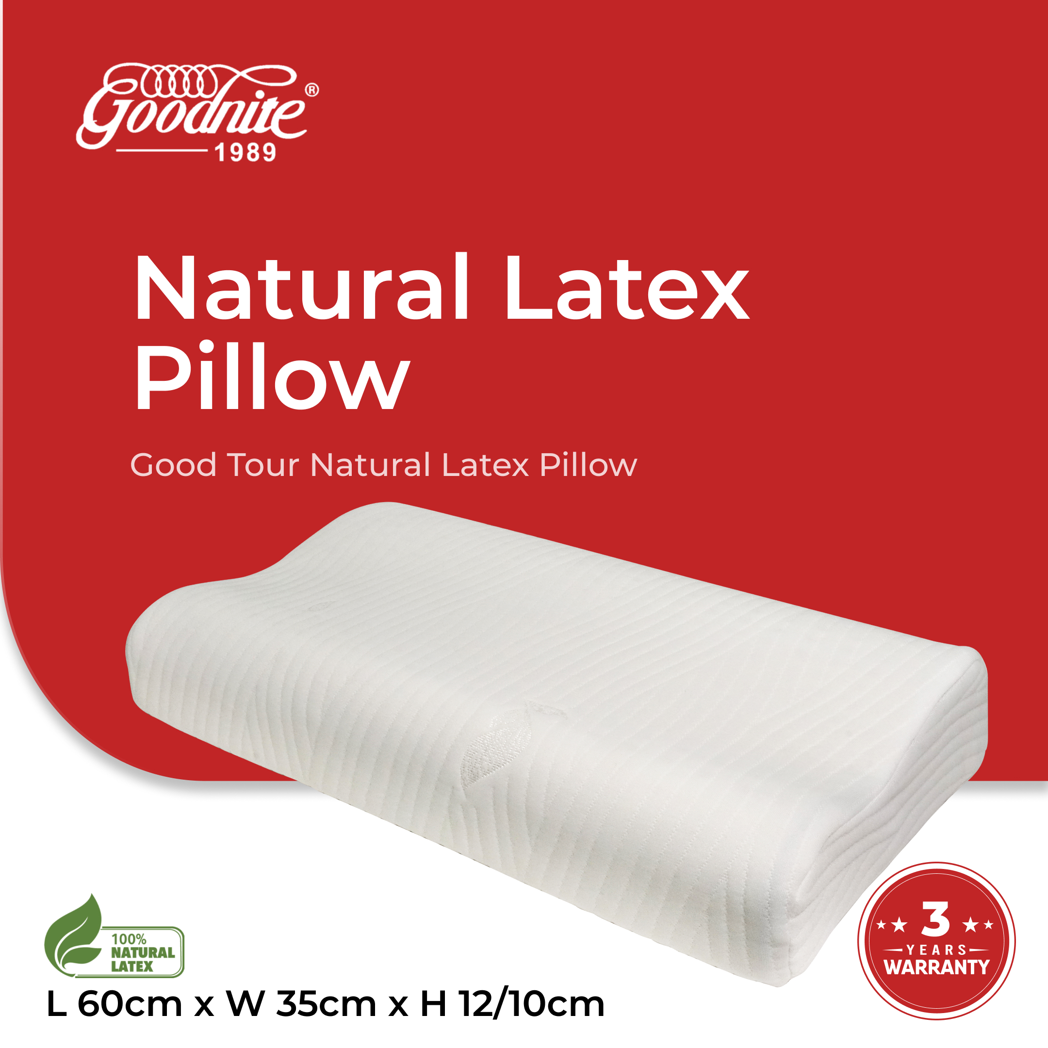 Good Tour Natural Latex Pillow M