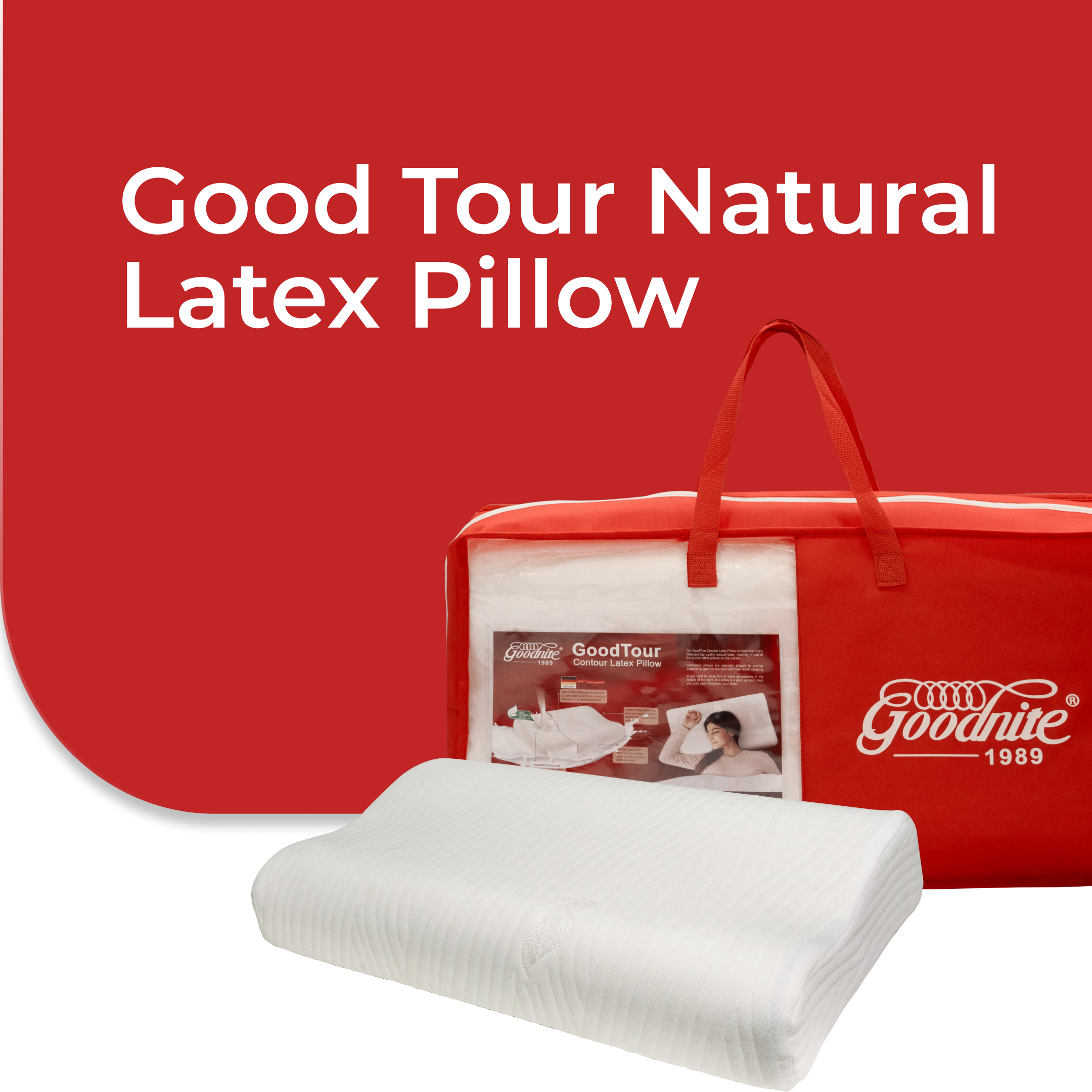 Good Tour Natural Latex Pillow v new