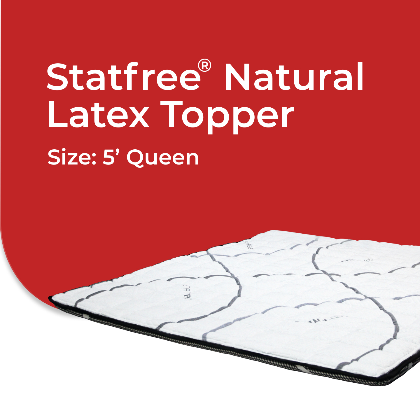 Statfree Natural Latex Topper 8