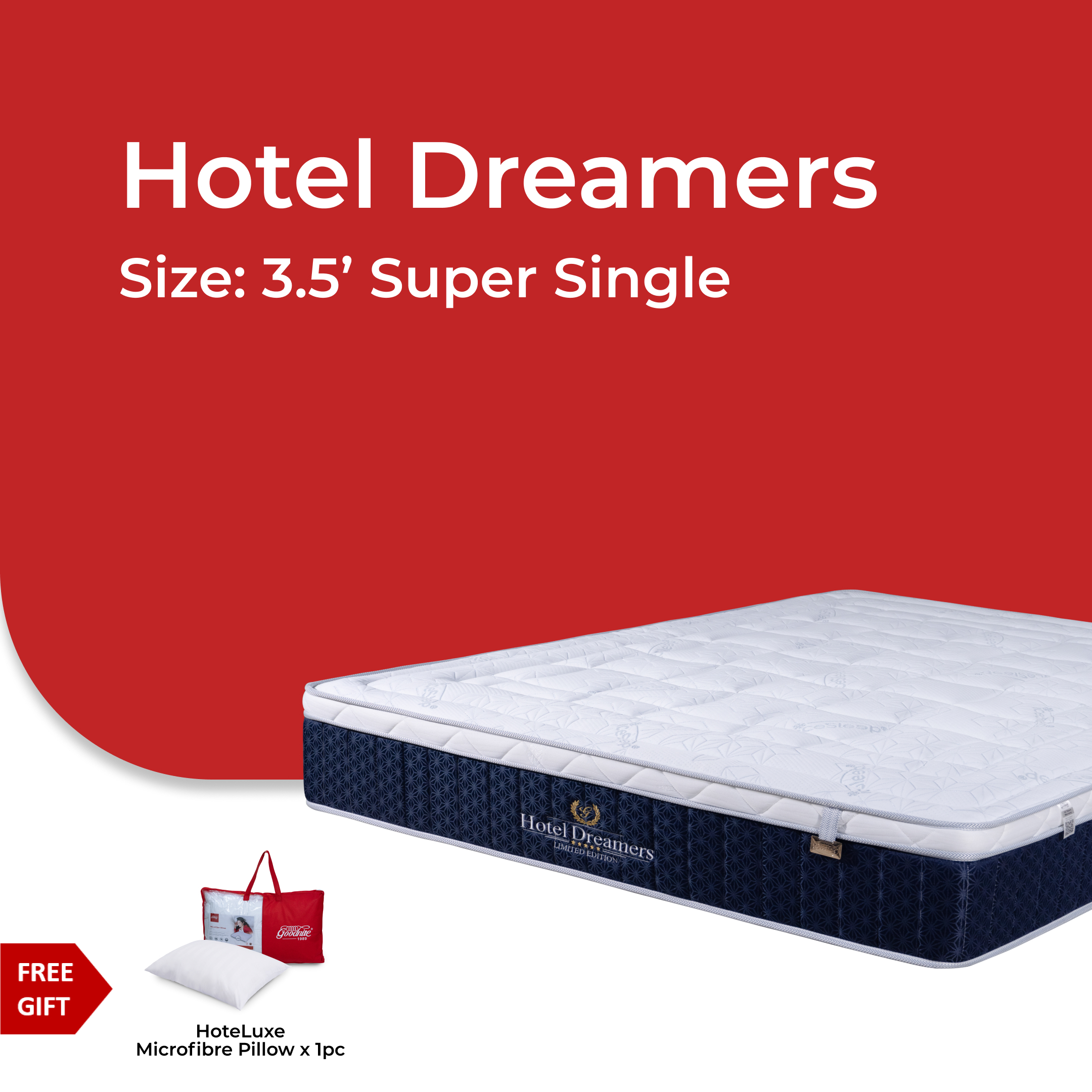 Goodnite Hotel Dreamers Mattress Goodnite Outlet