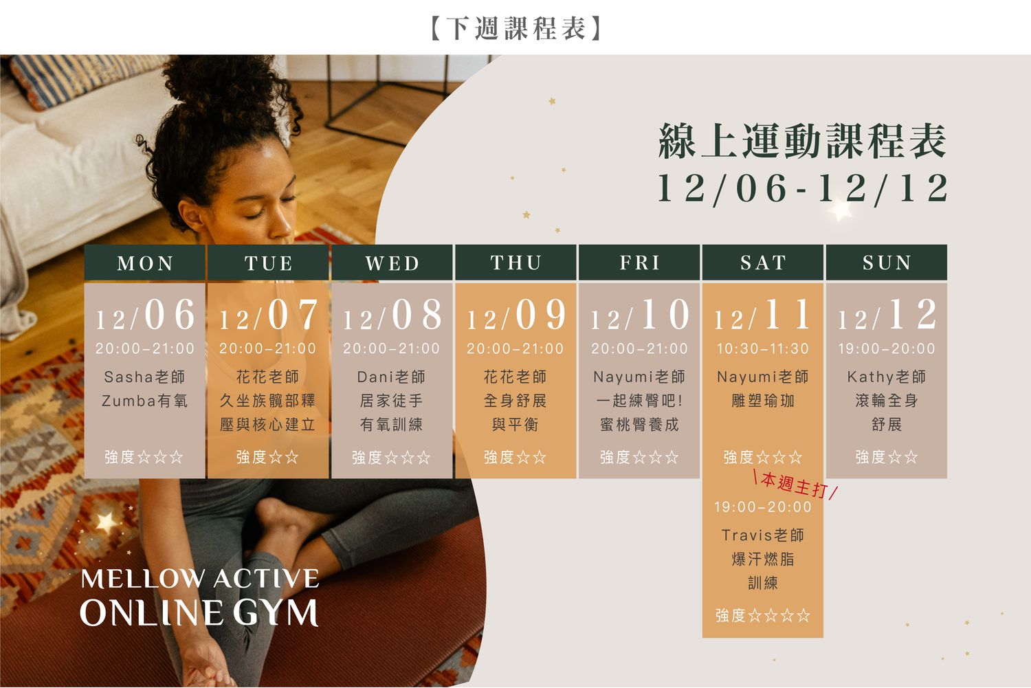 Mellow Active Online Gym |