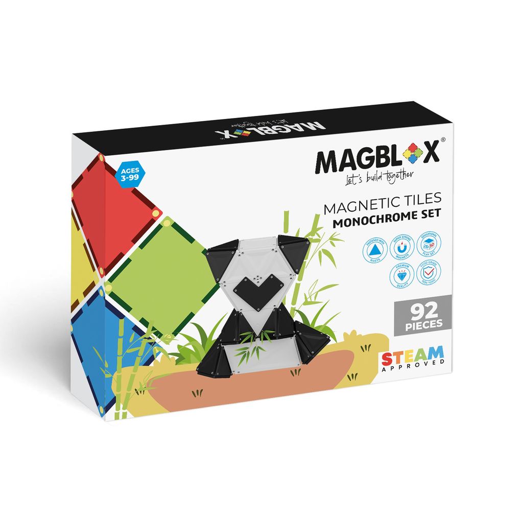 MAGBLOX MONOCHROME 92PCS SET BOX