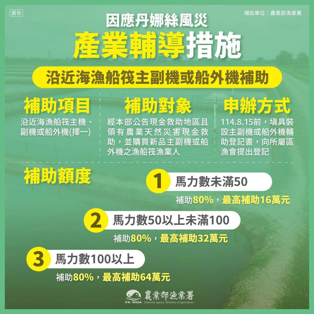 漁畜產業專案輔導來了 畜禽舍、飼料桶、養殖設備均有補助