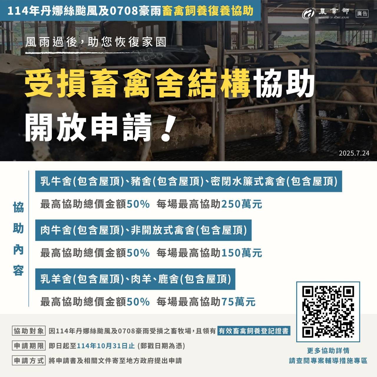 漁畜產業專案輔導_農業部畜牧司及漁業署3