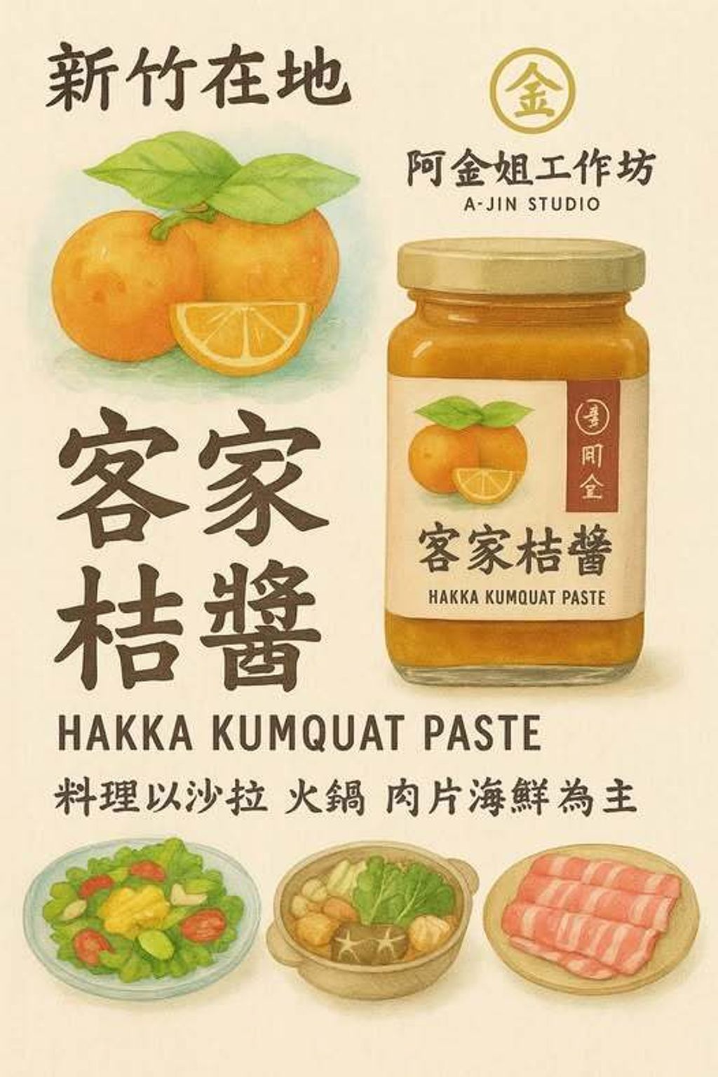 客家桔醬_阿金姐工作坊