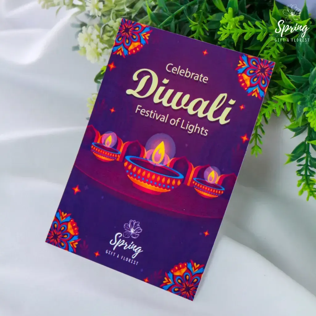 deepavali gift greetings card