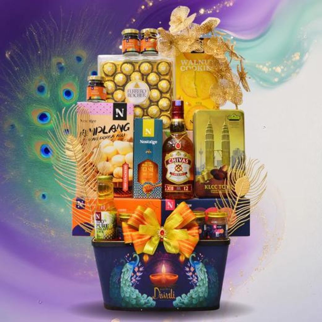 deepavali gift hamper diwali glow rm350