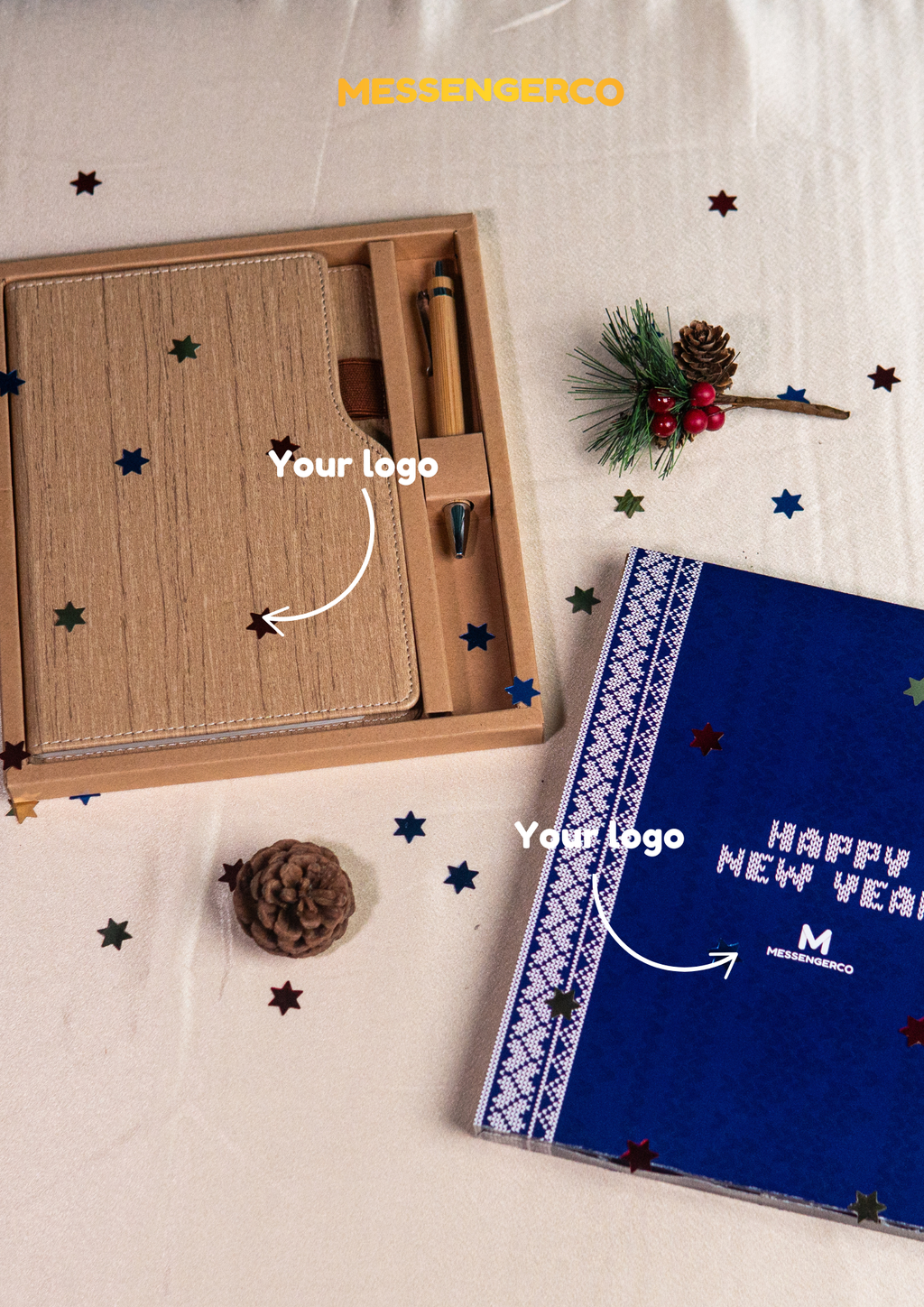 New Year Notebook with Pen Set
