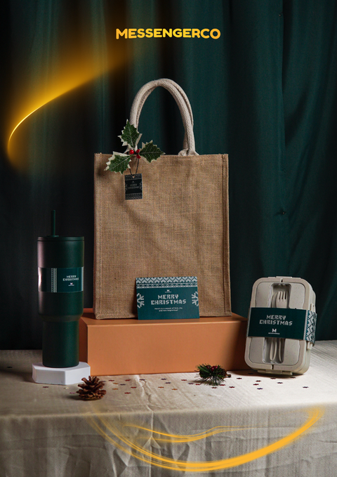 christmas gift - earthy package