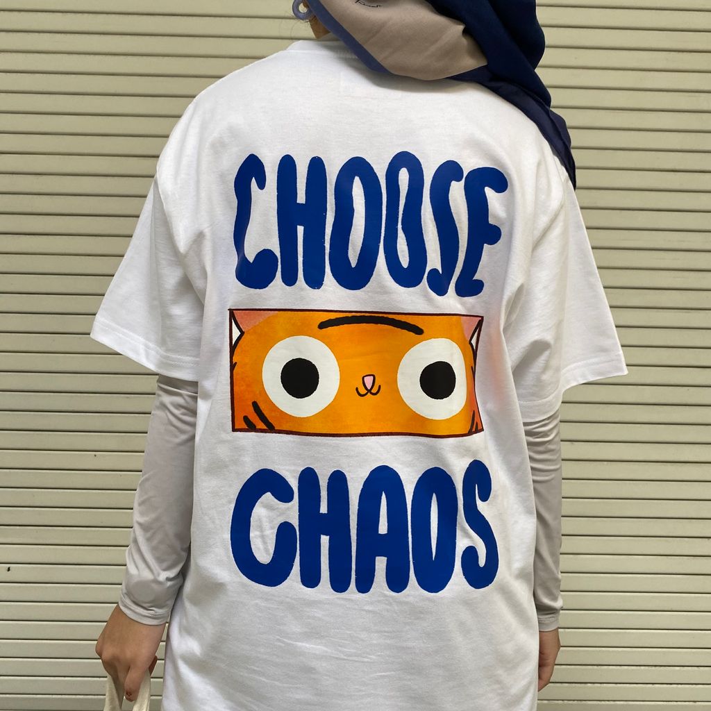Choose Chaos (Blue) Back Design