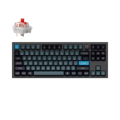 Keychron-Q3-Pro-QMK-VIA-wireless-custom-mechanical-keyboard-tenkeyless-layout-full-aluminum-black-frame-for-Mac-Windows-Linux-RGB-hot-swappable-K-Pro-switch-red