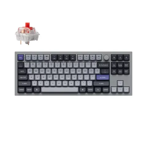 Keychron-Q3-Pro-QMK-VIA-wireless-custom-mechanical-keyboard-tenkeyless-layout-full-aluminum-grey-frame-for-Mac-Windows-Linux-RGB-hot-swappable-K-Pro-switch-red