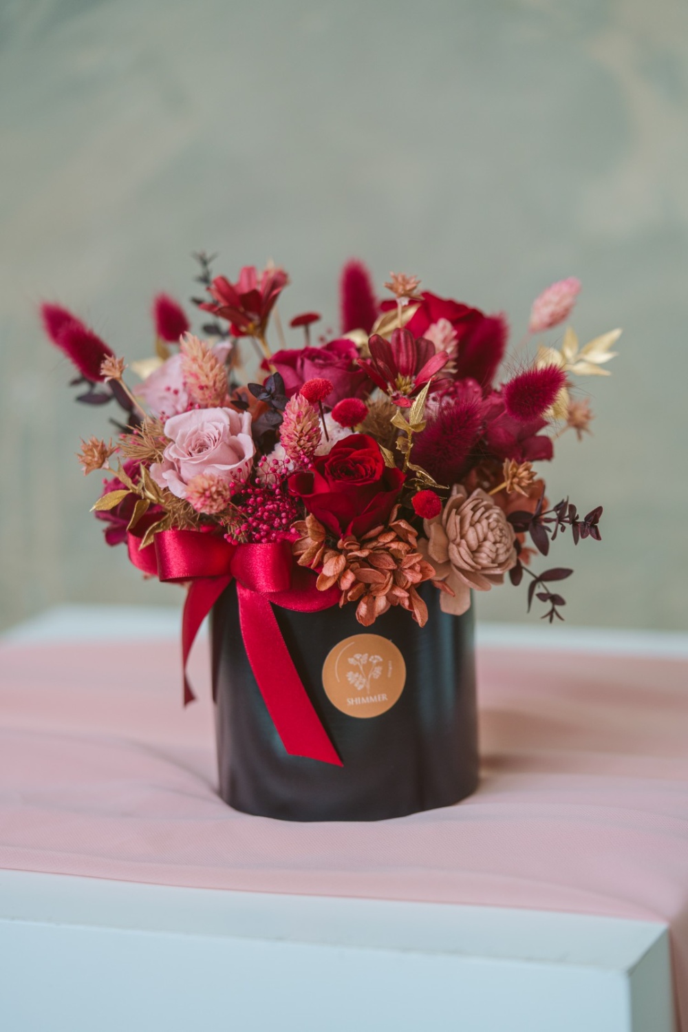 永生花開幕盆栽