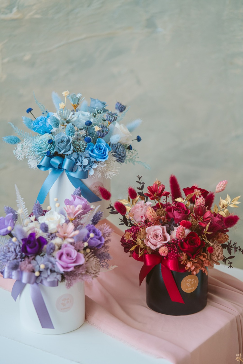 永生花開幕盆栽