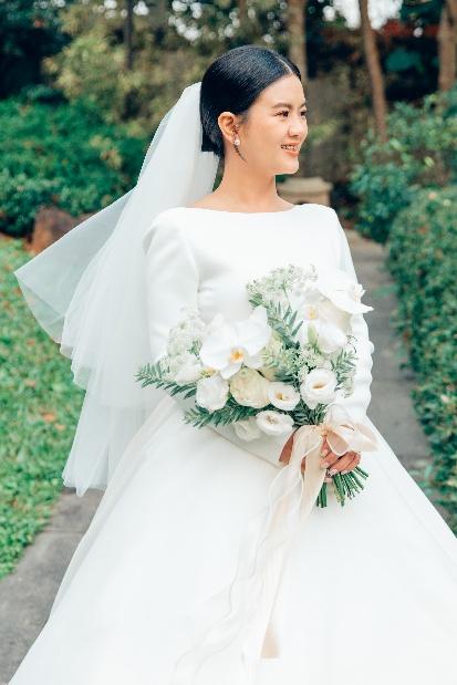 白色系鮮花捧花