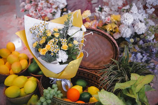 【AU SOLEIL 豔陽之下】夏末限定花束 | 微光花藝｜鮮花、永生花、花藝佈置｜台北花店、高雄花店推薦