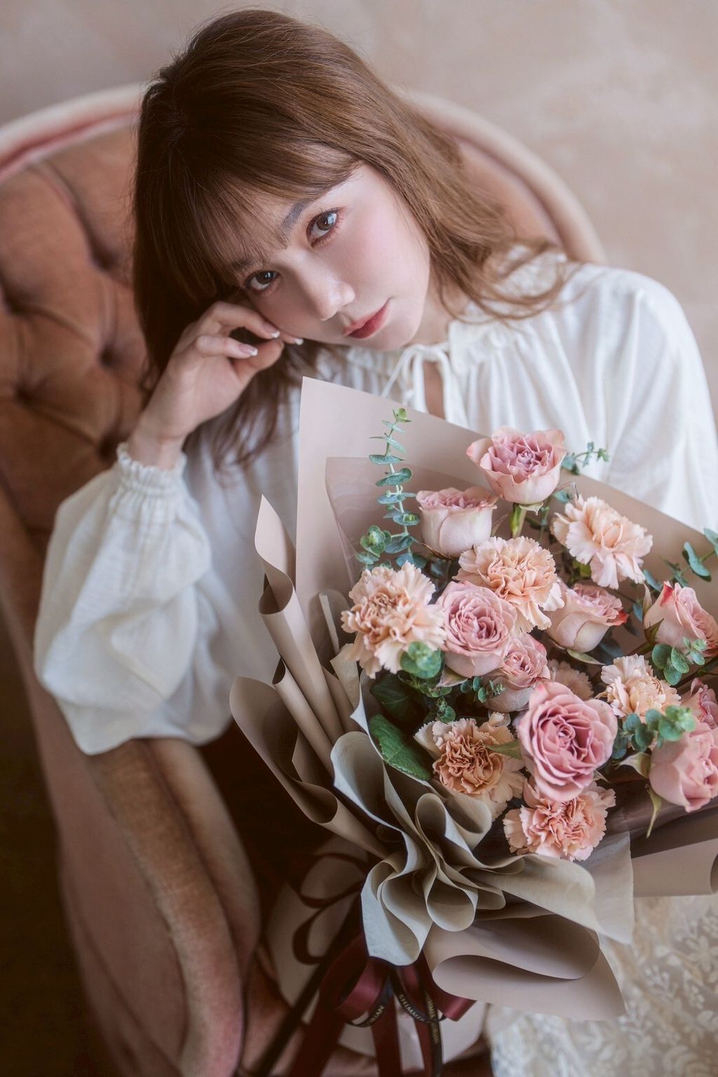 LINE_ALBUM_$2800卡布奇諾花束（花面寬30公分、高50公分）_250910_3