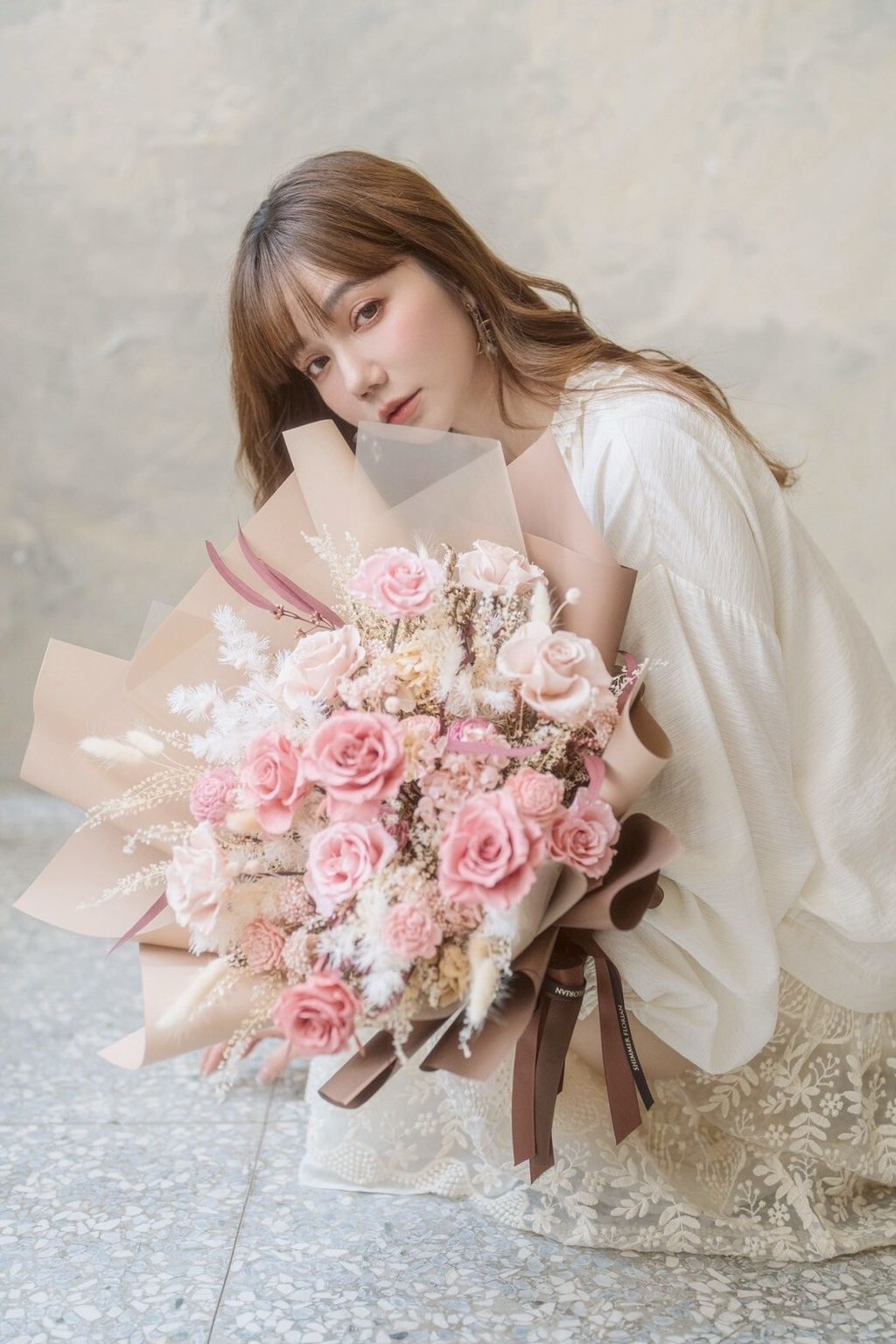 LINE_ALBUM_12朵永生大玫瑰花束$5200_250914_4