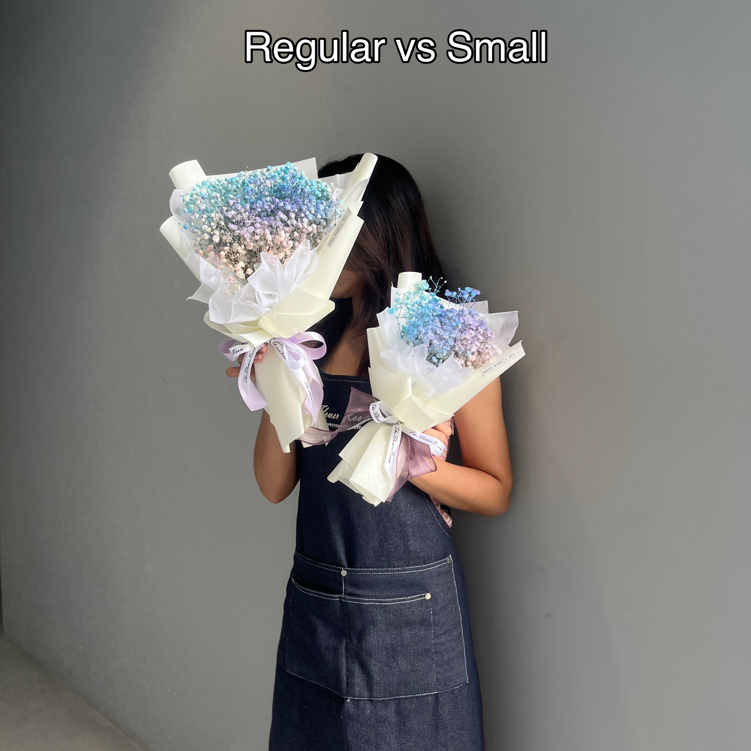baby breath regular vs small