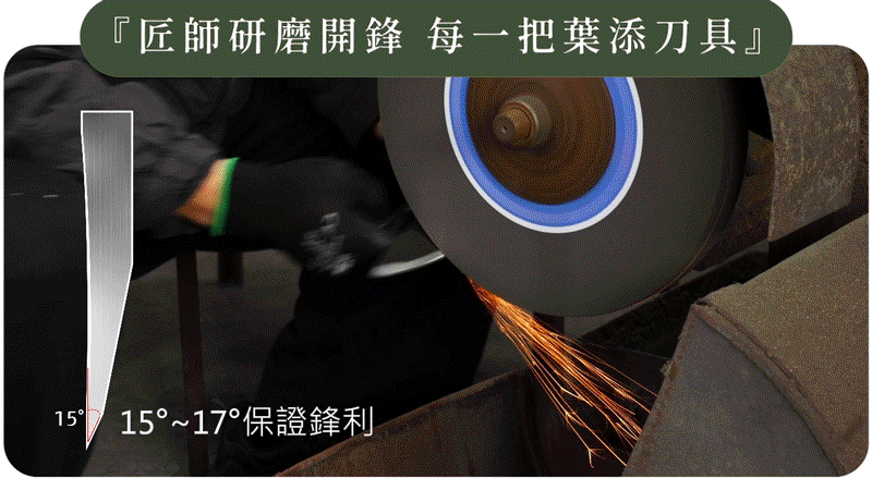單刃開鋒15度