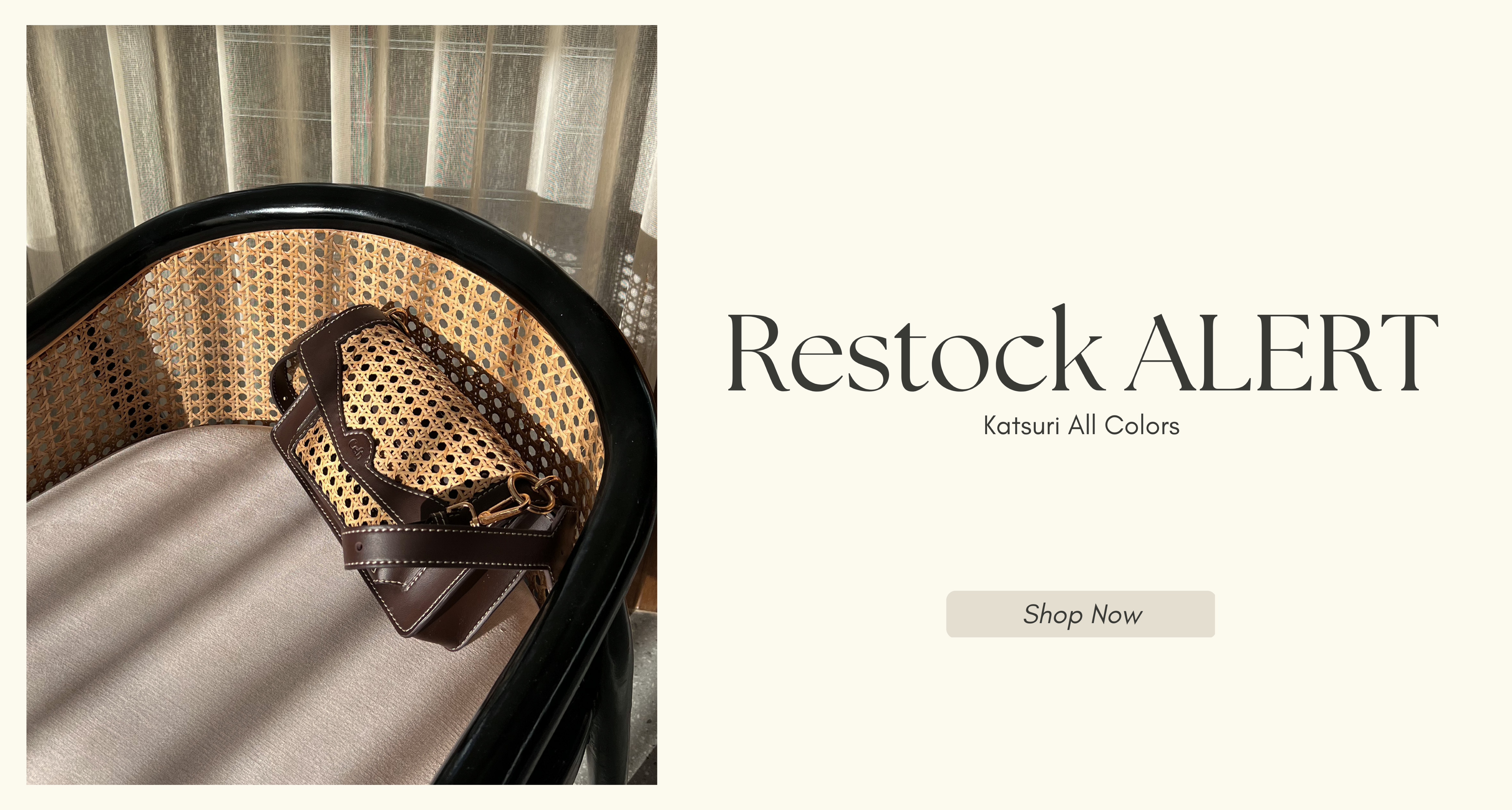 KATSURI RESTOCK | Cein | Handmade Rattan Vegan Bags