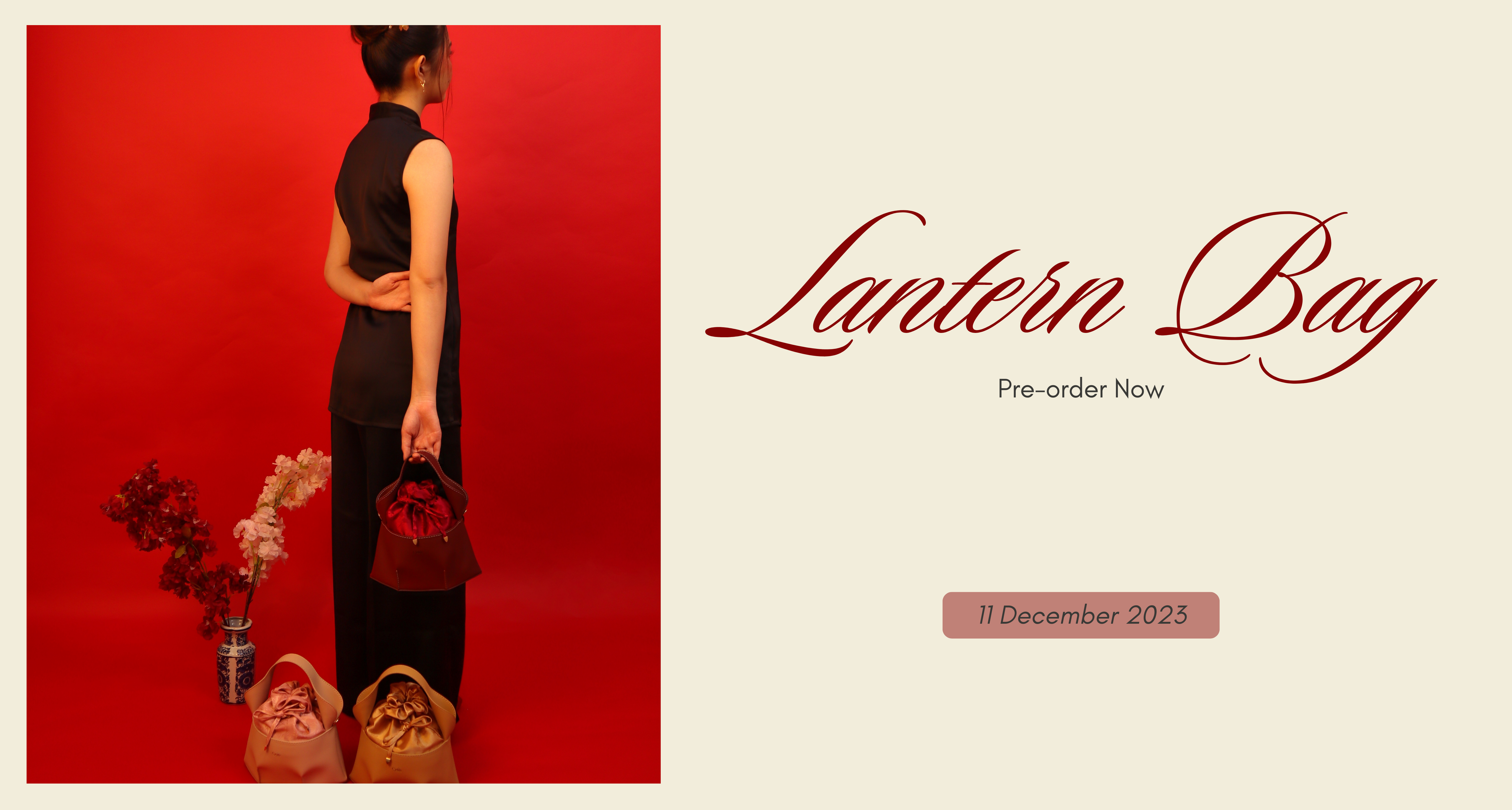 LANTERN BAG CNY EDITION | Cein | Handmade Vegan Bags