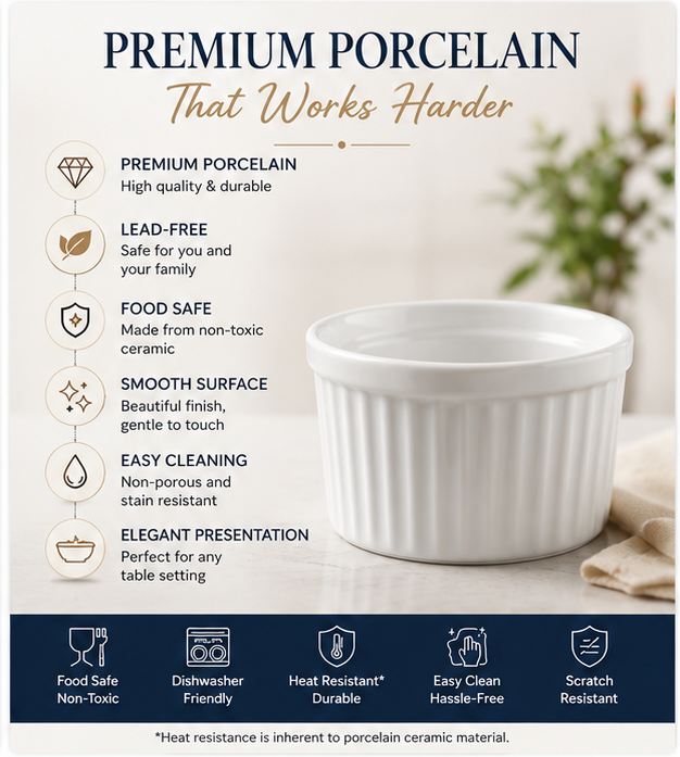 Premium Porcelain Ramekin