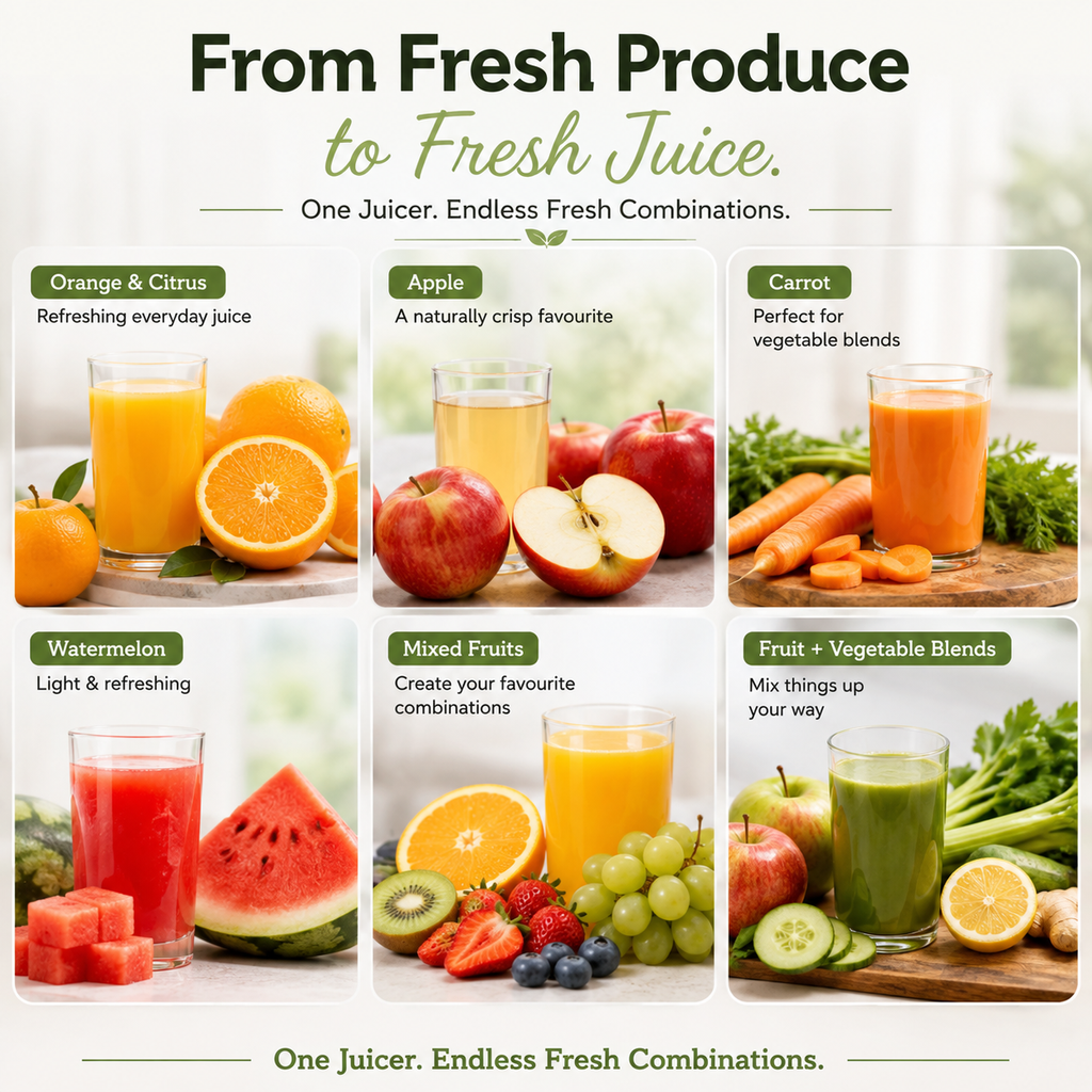 Breville Juice Fountain - What Can Be Made