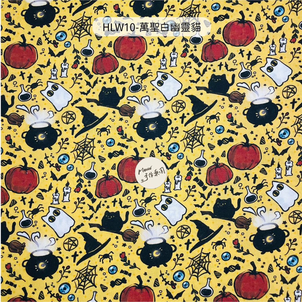 HLW10萬聖白幽靈貓-01