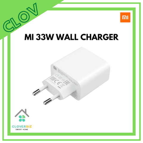 Xiaomi Wall Charger with Dual Output Ports Type-A & Type-C Fast Charging  (33W)