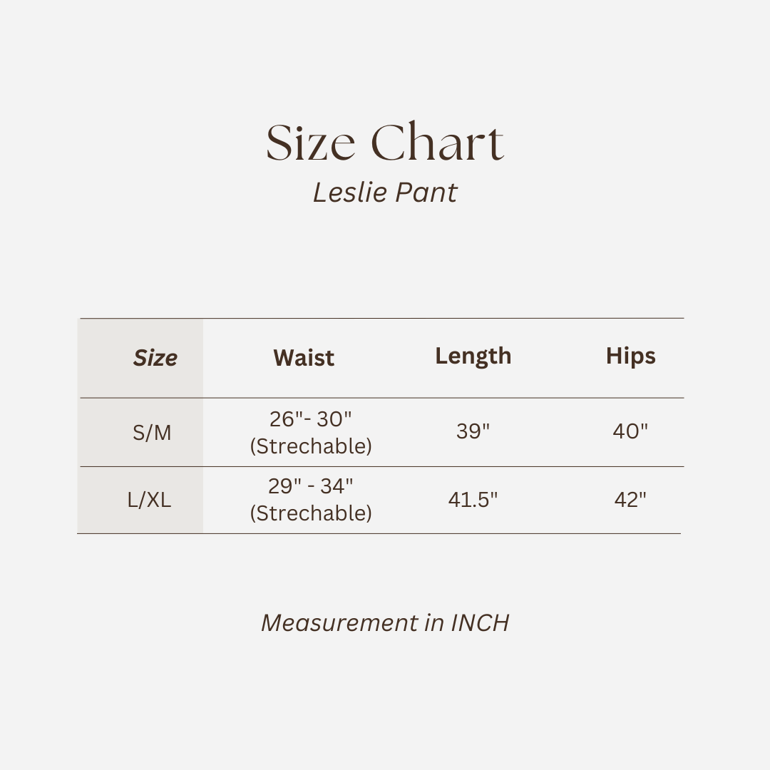 EC Size Chart Instagram Post