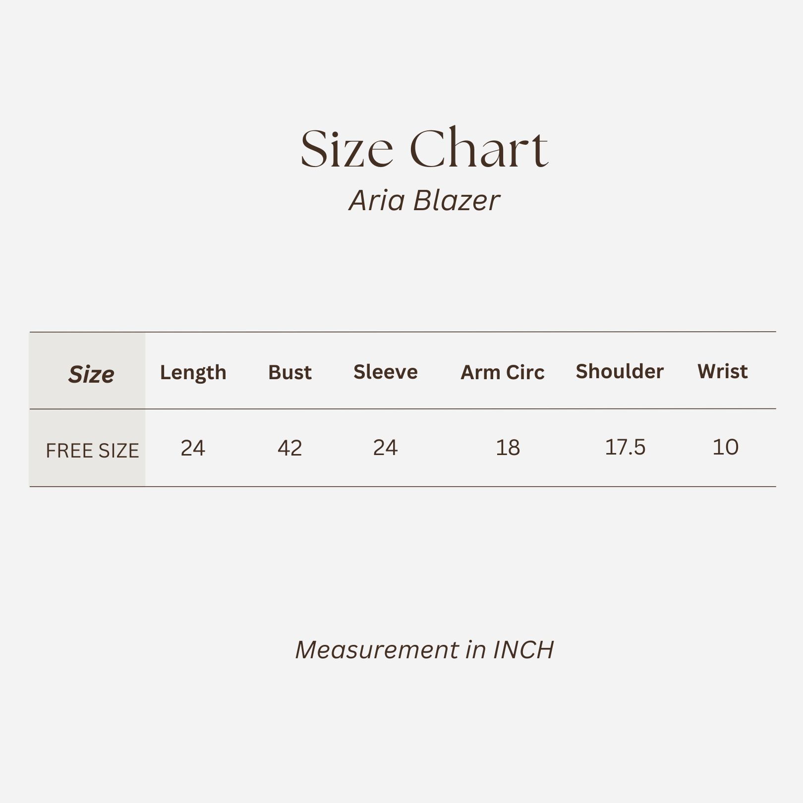 EC Size Chart Instagram Post