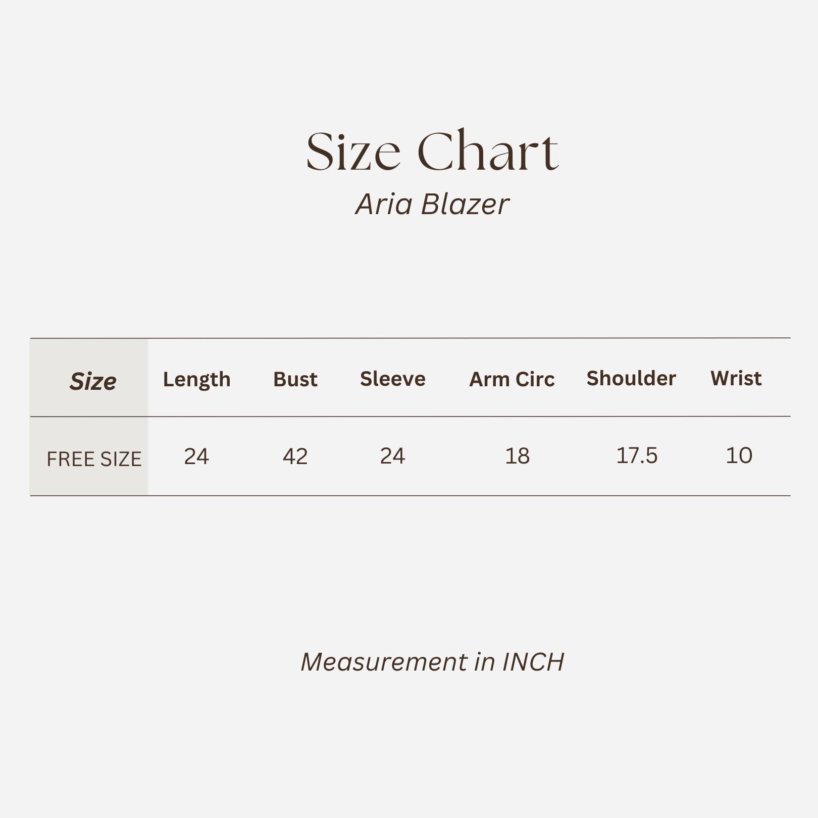 EC Size Chart Instagram Post