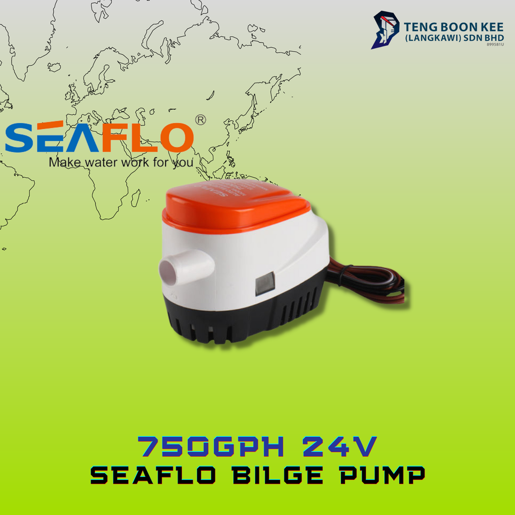 SEAFLO BILGE PUMP 750GPH 24V - 1 