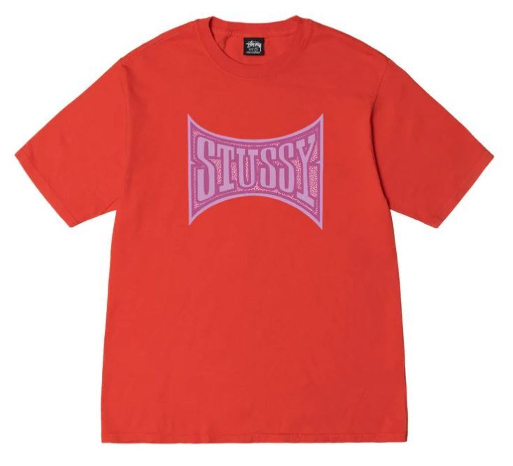 Pre-Order) STUSSY CHAMPION PIGMENT DYED - Red – Bad Market