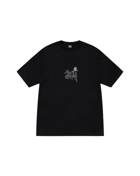 ★人気★【STUSSY】★Strike Pigment Dyed T-Shirt★Black★ TEST STRIKE PIGMENT DYED TEE - BLACK – The Bad Market
