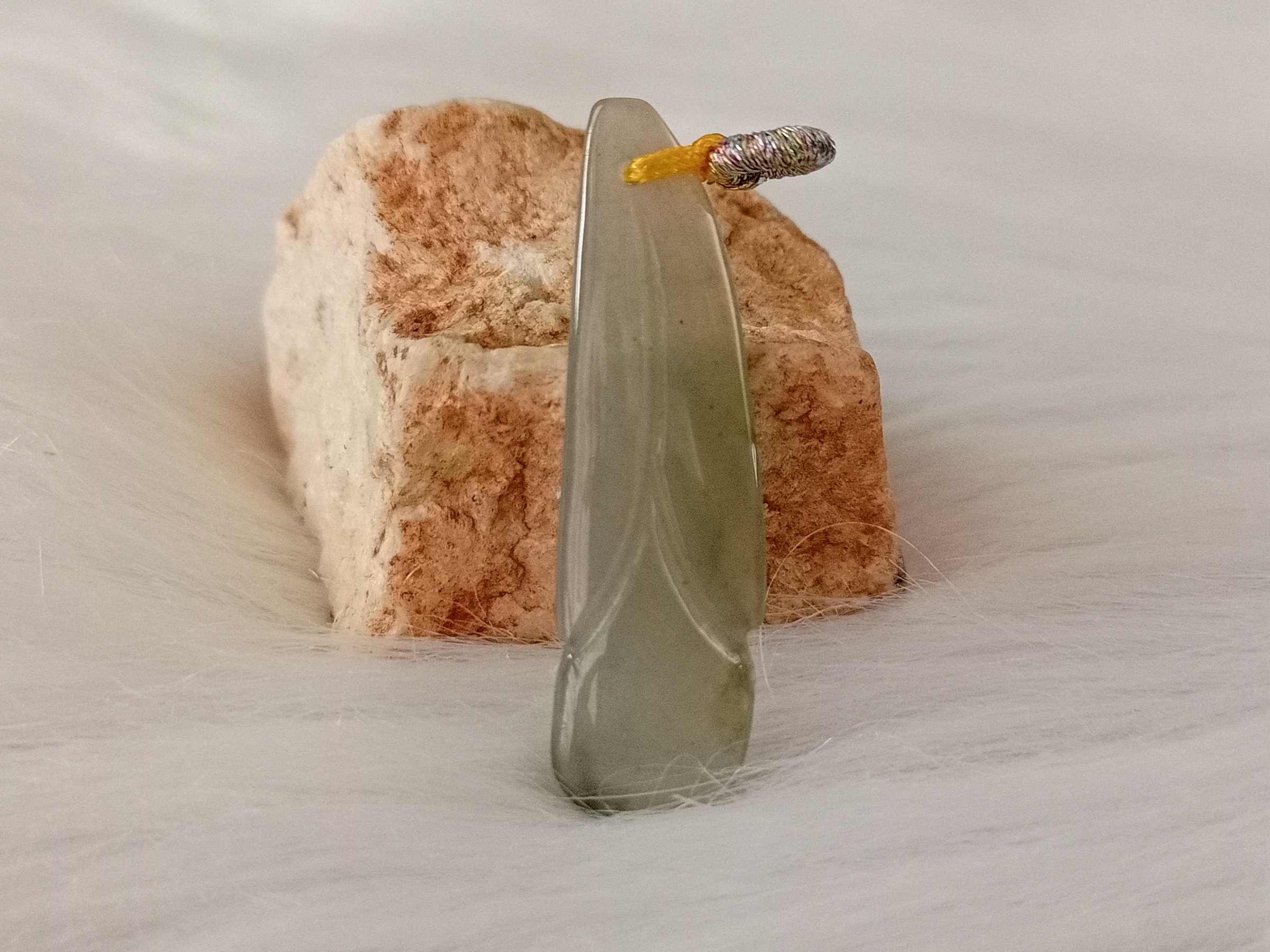 🍀 P346 - Natural Myanmar Jadeite Jade Pendant 天然缅甸翡翠A货冰透 