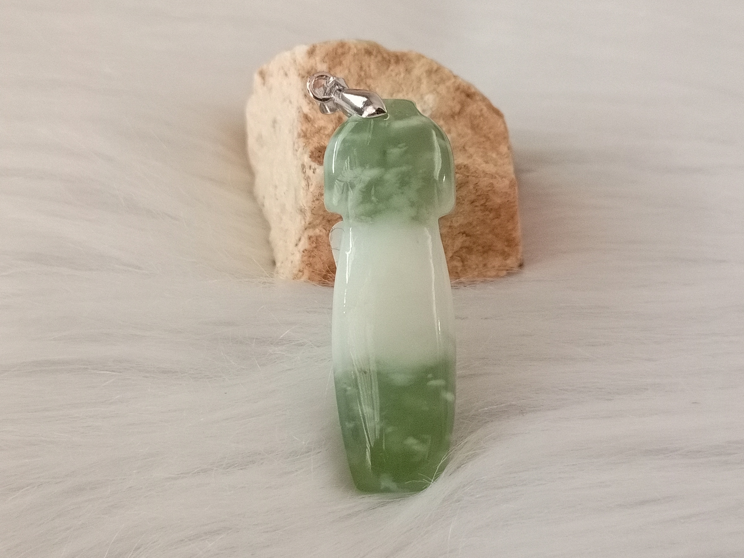 🍀 P376 - Natural Serpentine Jade 