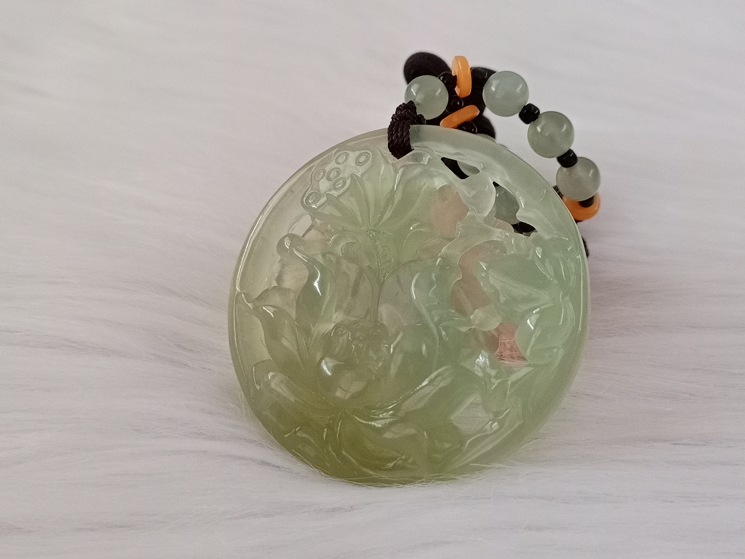 🍀 P503 - Natural Serpentine Jade 🍀 P503 - Natural Serpentine Jade