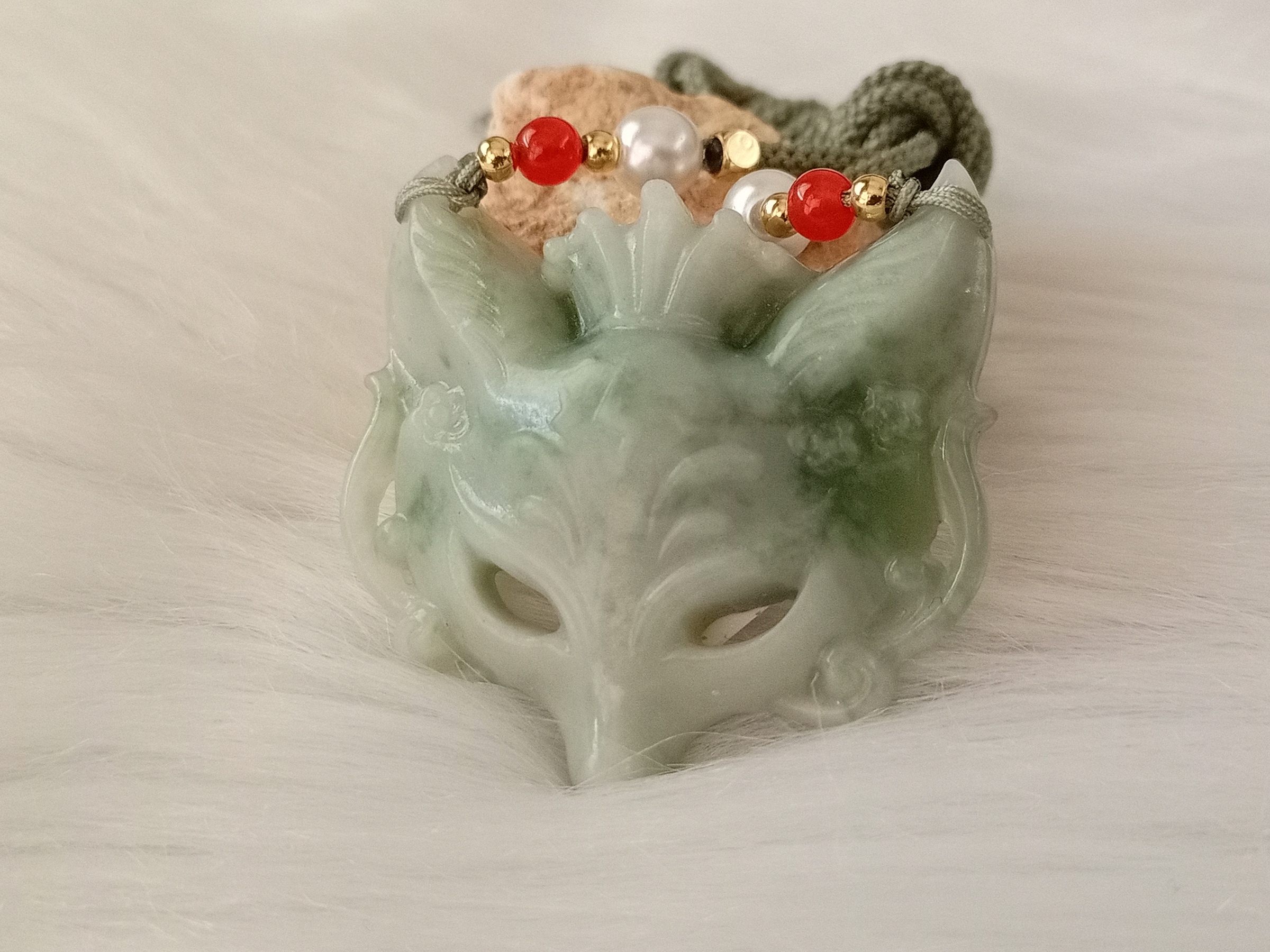 🍀 P557 - Natural Serpentine Jade 