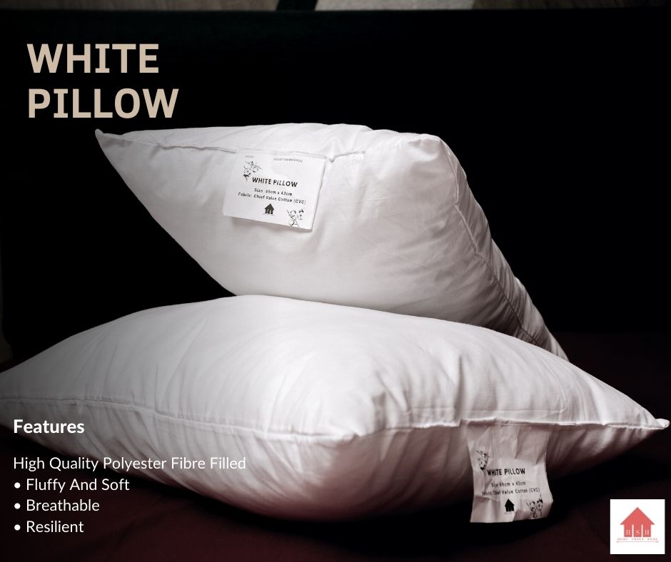 white pillow