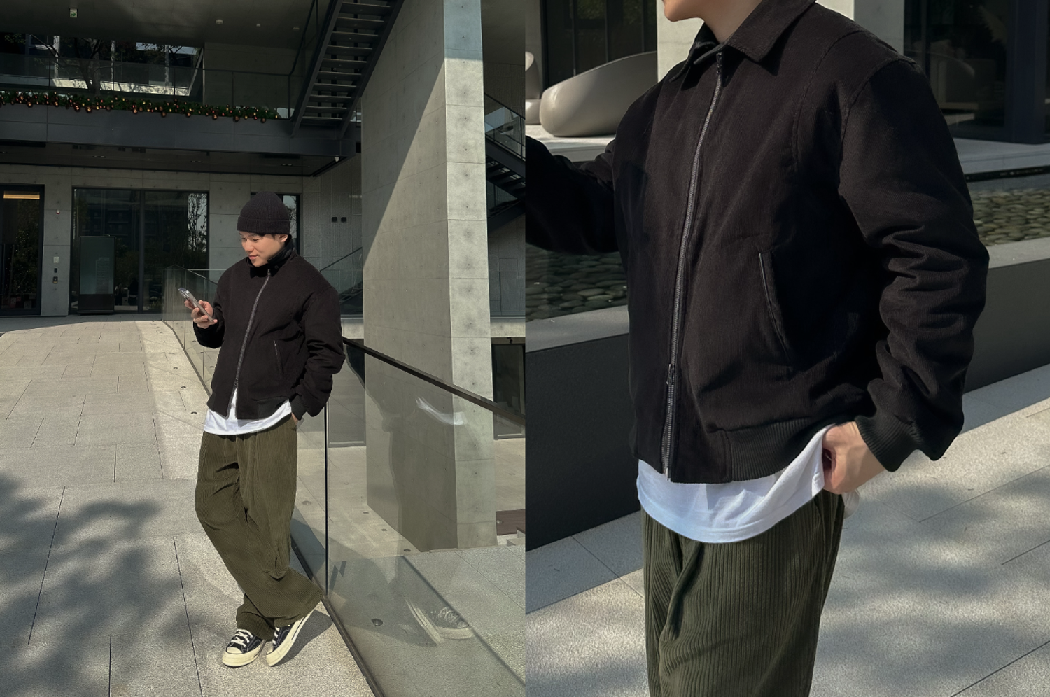 OPPA KOREA - 正韓男裝 | COZY PINTUCK WIDE CORDUROY PANTS