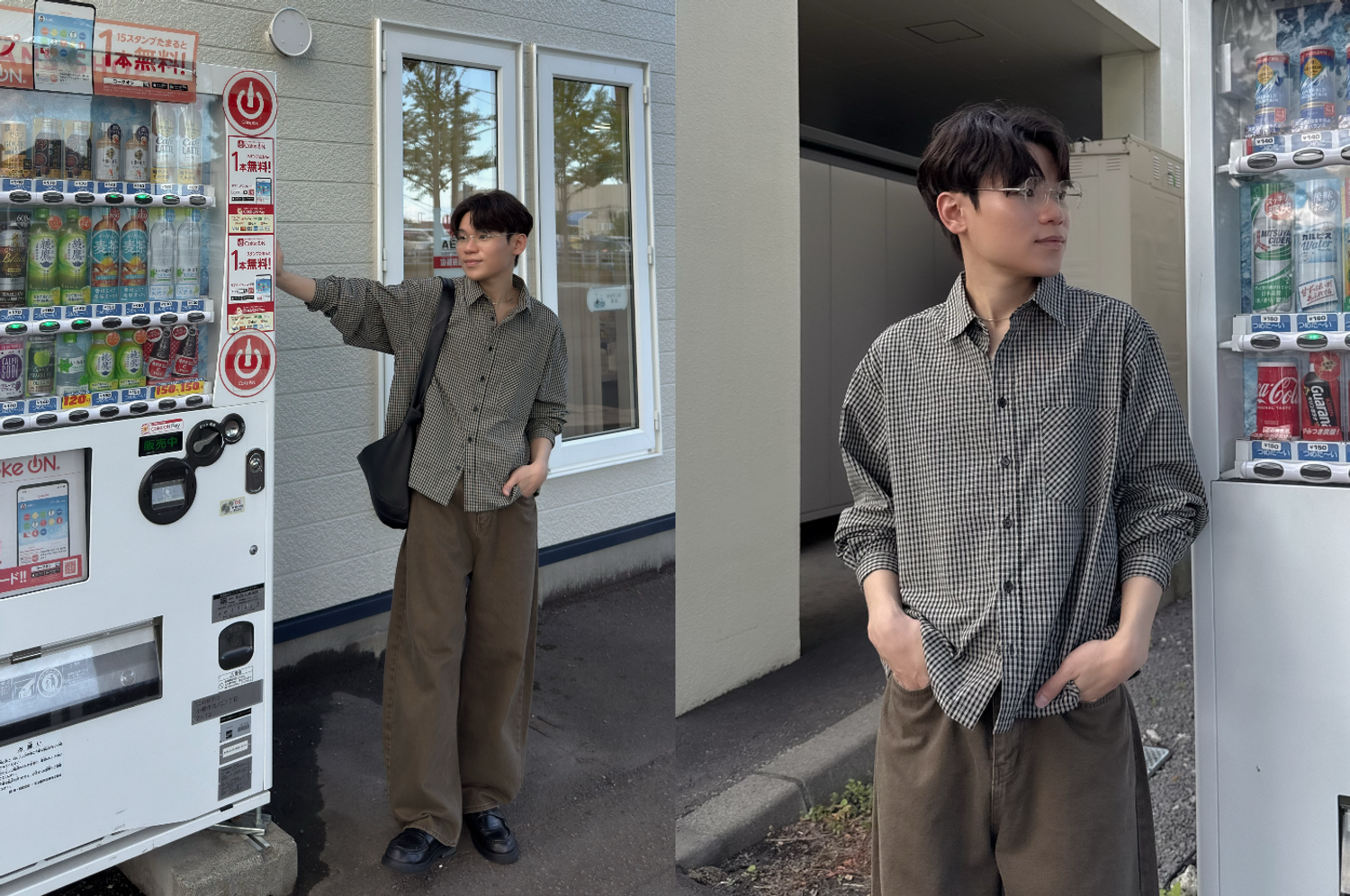 OPPA KOREA - 正韓男裝 | SCOTLAND CROP CHECK SHIRT